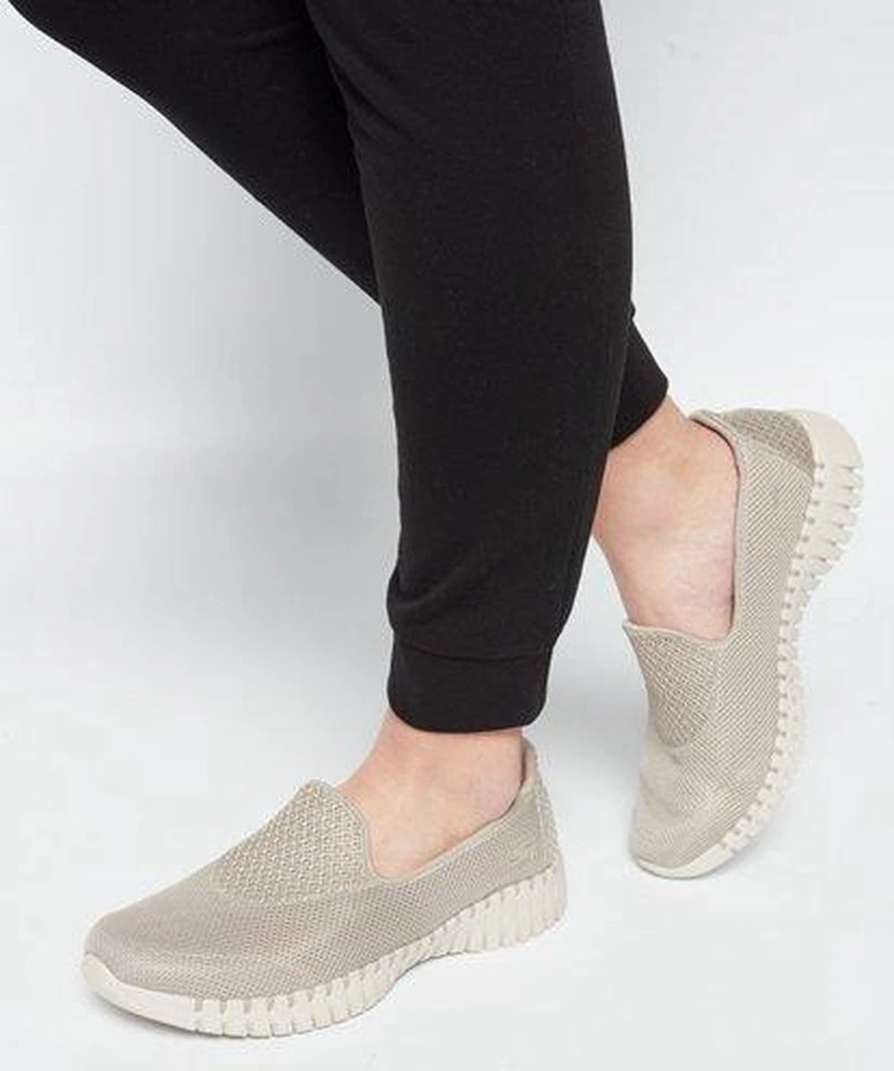 Skechers GOwalk Smart Instappers Taupe - Dames - Maat 41 13 Skechers GOwalk Smart Instappers Taupe - Dames - Maat 41 - Afbeelding 13