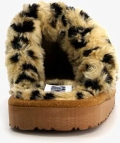 Thu!s Dames Pantoffels Met Luipaardprint - Cognac - Maat 39 - Sloffen -Skechers Verkoopwinkel 1006x1200 7