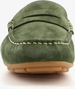 Hush Puppies Suede Dames Mocassins - Groen - Maat 38 -Skechers Verkoopwinkel 1007x1200
