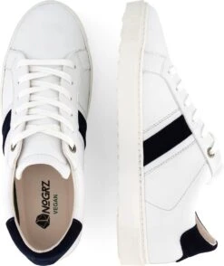 NoGRZ G.Massari - Vegan Damessneakers - Veterschoenen - Blauw/Wit - Maat 39 -Skechers Verkoopwinkel 1008x1200 6
