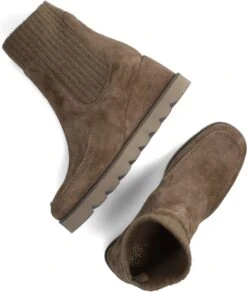 Unisa Leysa Enkellaarsjes Dames - Taupe - Maat 38 -Skechers Verkoopwinkel 1014x1200 3