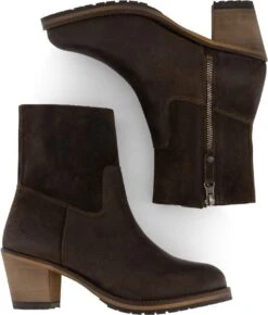 Travelin' Bordeaux Suede - Leren Enkellaarsjes Met Hak - Donker Groen Leer - Maat 39 -Skechers Verkoopwinkel 1022x1200 2