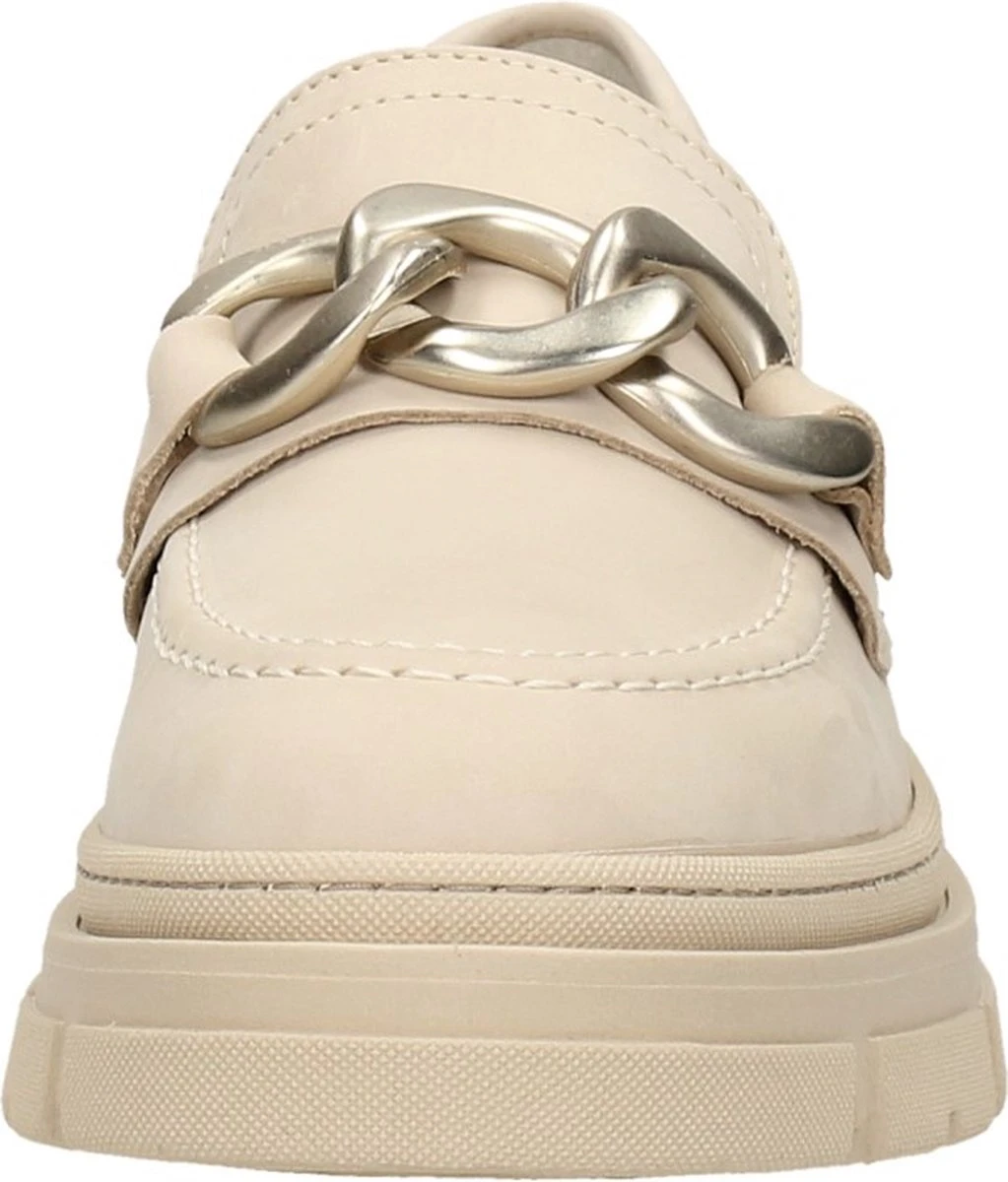Tamaris - Loafers Dames - Instappers - Leer - Beige - Maat 39 6 Tamaris - Loafers Dames - Instappers - Leer - Beige - Maat 39 - Afbeelding 6