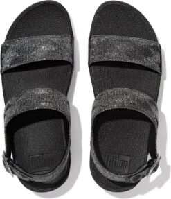 FitFlop Lulu Sandal - Geo Glitz ZWART - Maat 40 -Skechers Verkoopwinkel 1031x1200 2