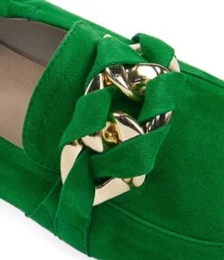 Stefano Lauran Instappers Dames - Instapschoenen / Damesschoenen - Suède - S1070 - Groen - Maat 39 -Skechers Verkoopwinkel 1033x1200