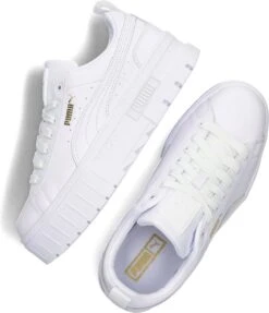 Puma Mayze Classic Wn's Lage Sneakers - Leren Sneaker - Dames - Wit - Maat 41 -Skechers Verkoopwinkel 1034x1200 7