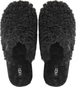 UGG W Maxi Curly Slide Dames Sloffen - Black - Maat 39 -Skechers Verkoopwinkel 1047x1200 6