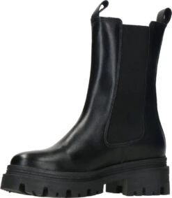 Tamaris Hoge Chelsea Boots Zwart Leer - Dames - Maat 41 -Skechers Verkoopwinkel 1048x1200