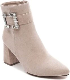 Merkloos Enkellaars Met Diamant - Beige - Maat 38 -Skechers Verkoopwinkel 1057x1200 1