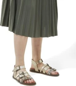 Lina Locchi Sandalen Dames / Slippers - Leer - Dierenprint - L1071 - Goud - Maat 41 -Skechers Verkoopwinkel 1058x1200 1