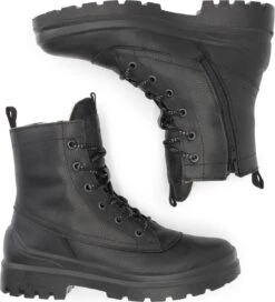 Travelin' Moraine Dames Winterboots - Waterresistent Membraan - Wol Gevoergd - Zwart Leer - Maat 40 -Skechers Verkoopwinkel 1091x1200 6