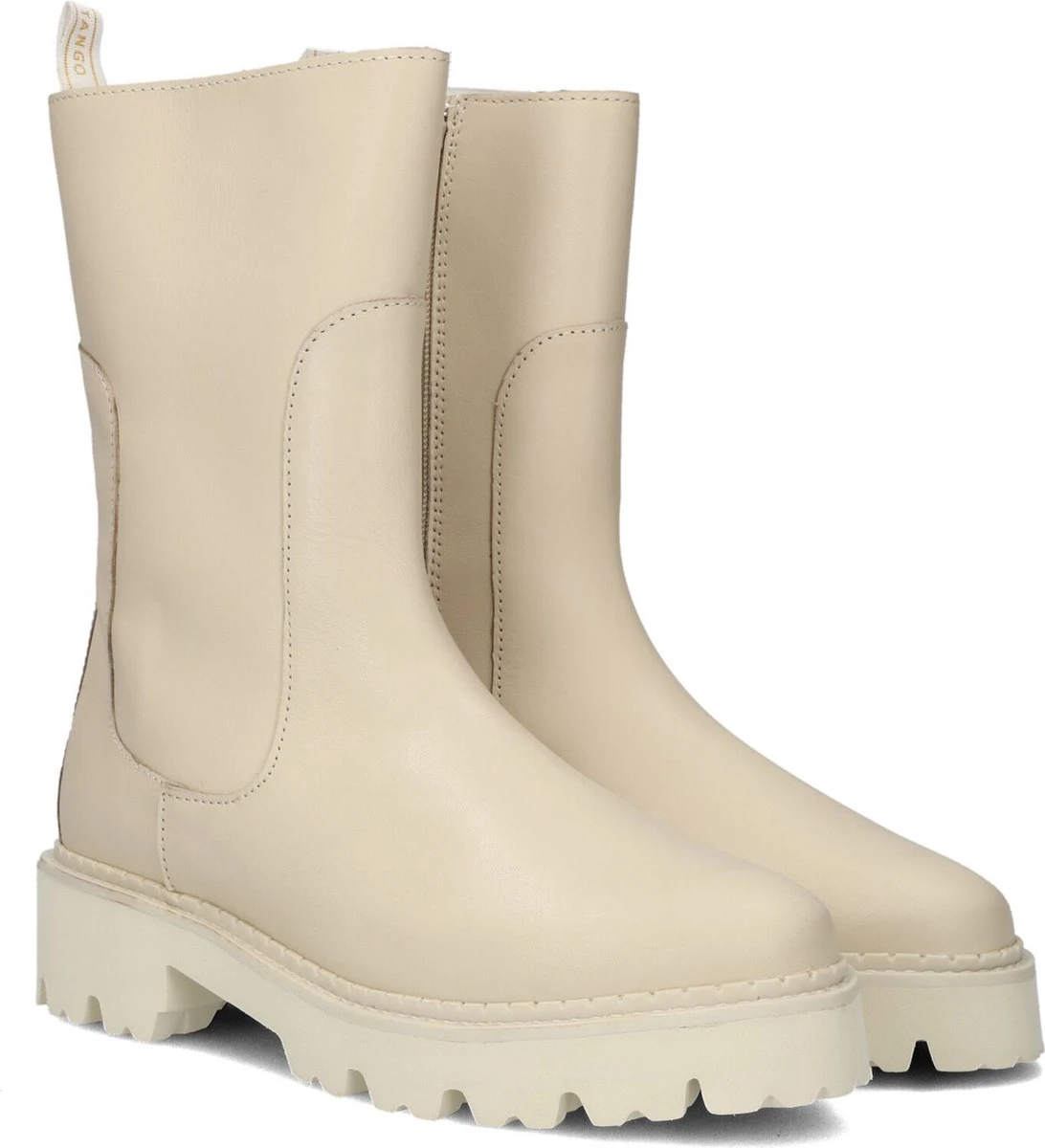 Tango Bee Bold 522 Enkelboots - Enkellaarsjes - Dames - Wit - Maat 39 5 Tango Bee Bold 522 Enkelboots - Enkellaarsjes - Dames - Wit - Maat 39 - Afbeelding 5