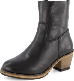 Travelin' Paulx - Leren Dames Enkellaars Met Hak - Zwart Leer - Maat 36 -Skechers Verkoopwinkel 1098x1200