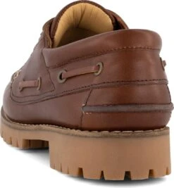 Travelin' Plymouth Dames - Leren Moccasins Met Veter - Boot Schoen - Bruin Leer - Maat 39 -Skechers Verkoopwinkel 1109x1200