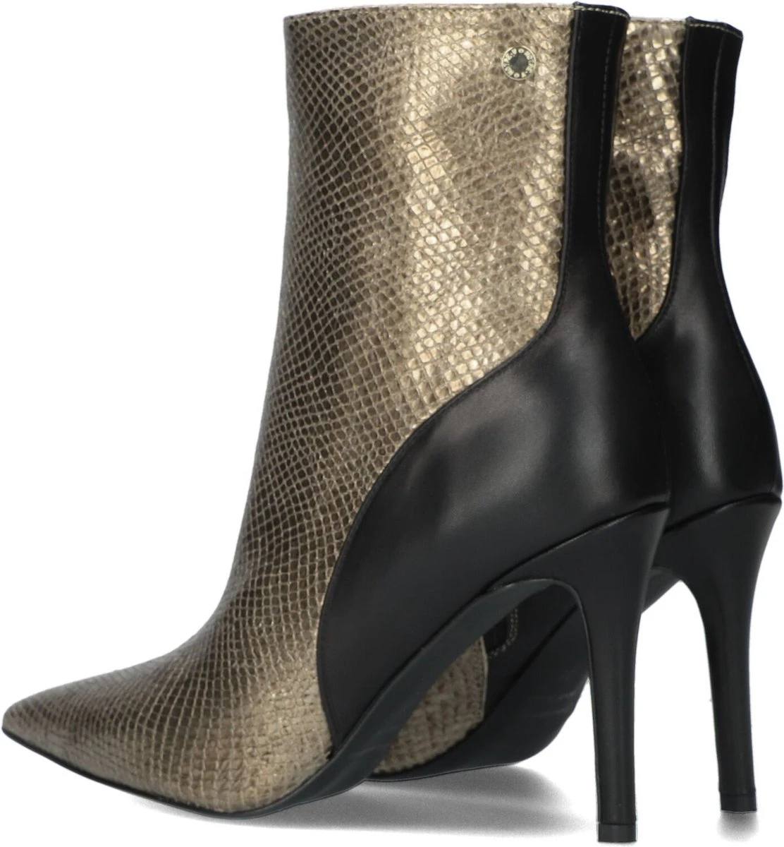 Notre-V 17535 Enkellaarsjes - Enkelboots Met Rits - Dames - Goud - Maat 39 4 Notre-V 17535 Enkellaarsjes - Enkelboots Met Rits - Dames - Goud - Maat 39 - Afbeelding 4