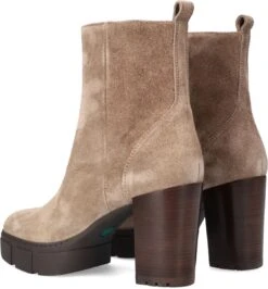 Unisa Kopsi Enkellaarsjes - Enkelboots Met Rits - Dames - Taupe - Maat 40 -Skechers Verkoopwinkel 1114x1200 1