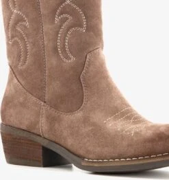 TwoDay Suede Dames Cowboy Western Laarzen - Bruin - Maat 39 - Echt Leer -Skechers Verkoopwinkel 1130x1200 3