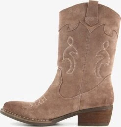 TwoDay Suede Dames Cowboy Western Laarzen - Bruin - Maat 39 - Echt Leer -Skechers Verkoopwinkel 1141x1200 1