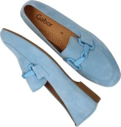 Gabor Instappers Blauw Suede - Dames - Maat 42 -Skechers Verkoopwinkel 1146x1200