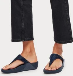 FitFlop Lulu Toepost - Hotfix BLAUW - Maat 39 -Skechers Verkoopwinkel 1147x1200 2
