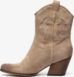 TwoDay Suede Dames Cowboy Western Laarsjes - Beige - Maat 40 - Echt Leer -Skechers Verkoopwinkel 1148x1200 2
