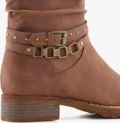 Blue Box Dames Enkellaarsjes - Cognac - Maat 41 -Skechers Verkoopwinkel 1172x1200