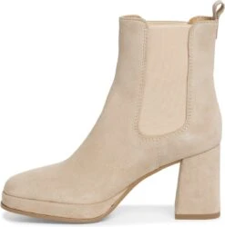 Tamaris Enkellaarsjes Beige Leer - Dames - Maat 40 -Skechers Verkoopwinkel 1186x1200 2