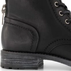 NoGRZ R.Mylne - Dames Leren Enkellaars - Winter Veterboots - Wol Gevoerd - Zwart - Maat 38 -Skechers Verkoopwinkel 1191x1200 4
