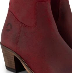 Travelin' Bordeaux Suede - Leren Enkellaarsjes Met Hak - Rood Leer - Maat 36 -Skechers Verkoopwinkel 1193x1200 1