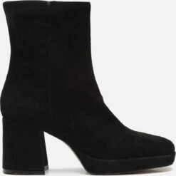 Linea Zeta Linea Zeta Enkellaarsjes Zwart Suede 192604 - Maat 39