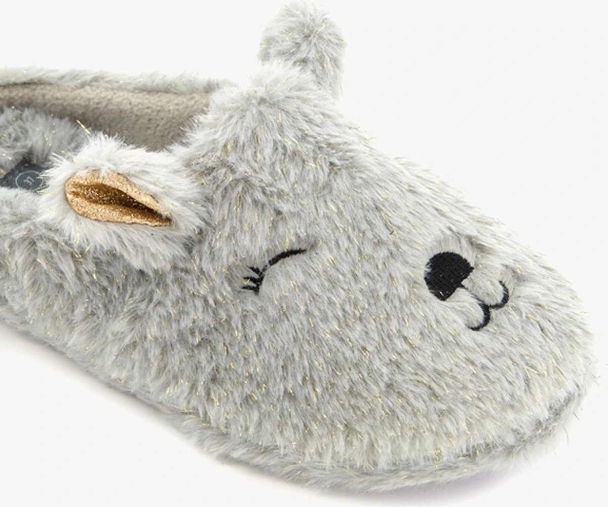 Thu!s Dames Pantoffels Konijn - Grijs - Maat 38 - Sloffen 7 Thu!s Dames Pantoffels Konijn - Grijs - Maat 38 - Sloffen - Afbeelding 7