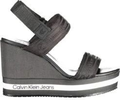 Calvin Klein Wedge Sandal Sling Sandalen - Met Sleehak - Dames - Zwart - Maat 39 -Skechers Verkoopwinkel 1200x1001 3