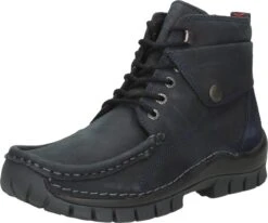 Wolky Veterschoenen Jump Blauw Nubuck -Skechers Verkoopwinkel 1200x1002 1
