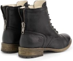NoGRZ A.Aalto Leren Enkellaarzen Dames - Wol Gevoerde Veterschoenen - Zwart Leer - Maat 41 -Skechers Verkoopwinkel 1200x1010 2