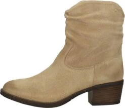 AQA Enkellaarsjes Hak Enkellaarsjes Hak - Beige - Maat 37