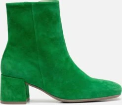 Gabor Enkellaarsjes Groen Suede - Dames - Maat 39