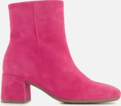 Gabor Enkellaarsjes Roze Suede - Dames - Maat 38.5