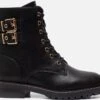 Cellini Veterboots Zwart Synthetisch - Dames - Maat 40