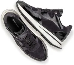 Floris Van Bommel Vrouwen Suède Lage Sneakers / Damesschoenen 85351 - Zwart - Maat 38 -Skechers Verkoopwinkel 1200x1061 2