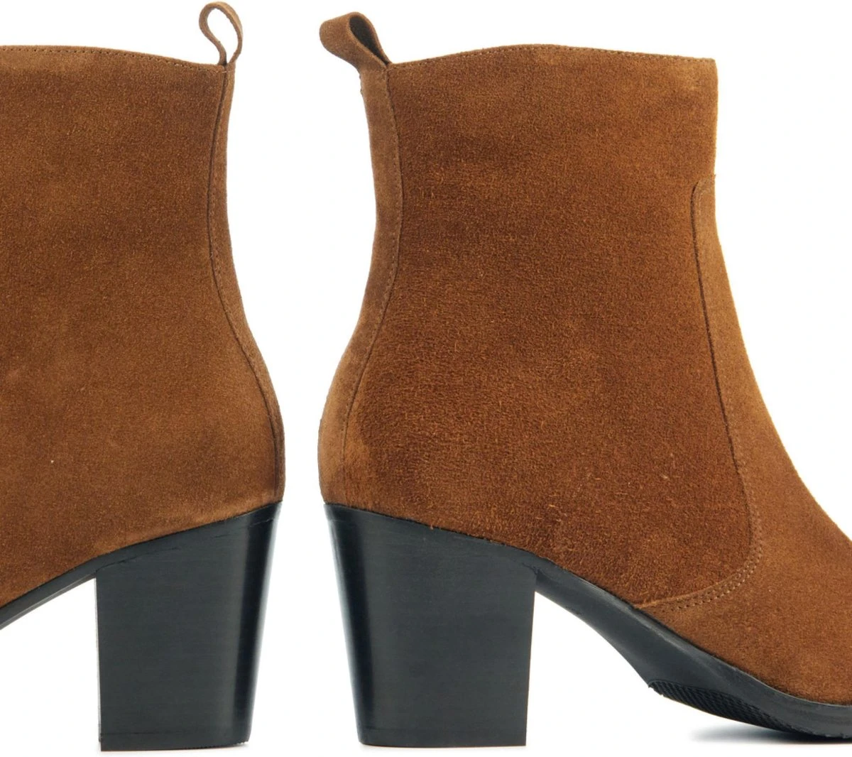 Stefano Lauran Enkellaarsjes Dames / Laarzen / Damesschoenen - Suède - S1057 - Bruin - Maat 39 6 Stefano Lauran Enkellaarsjes Dames / Laarzen / Damesschoenen - Suède - S1057 - Bruin - Maat 39 - Afbeelding 6