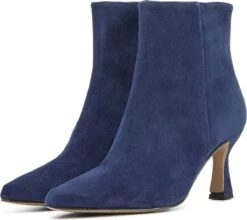 Lina Locchi Enkellaarsjes Dames / Laarzen / Damesschoenen - Suède - L1215 - Blauw - Maat 39 -Skechers Verkoopwinkel 1200x1071 2