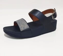 FitFlop Lulu Glitter Splash Back-Strap Sandals - Maat 41