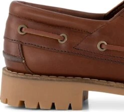 Travelin' Plymouth Dames - Leren Moccasins Met Veter - Boot Schoen - Bruin Leer - Maat 39 -Skechers Verkoopwinkel 1200x1083