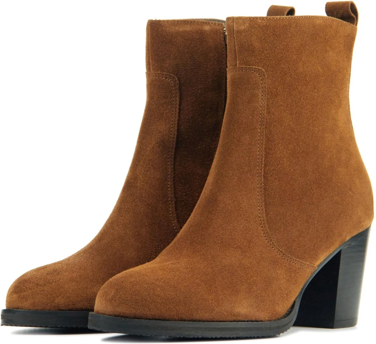 Stefano Lauran Enkellaarsjes Dames / Laarzen / Damesschoenen - Suède - S1057 - Bruin - Maat 39 2 Stefano Lauran Enkellaarsjes Dames / Laarzen / Damesschoenen - Suède - S1057 - Bruin - Maat 39 - Afbeelding 2