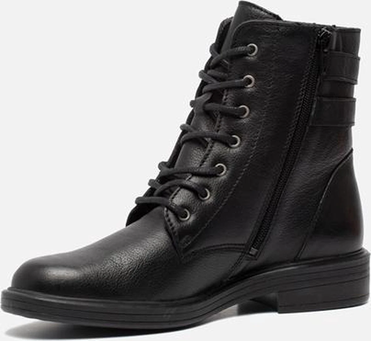 Feyn Veterboots Zwart Leer 172510 - Dames - Maat 40 3 Feyn Veterboots Zwart Leer 172510 - Dames - Maat 40 - Afbeelding 3