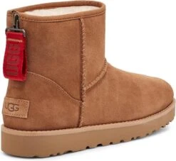 UGG Classic Mini Logo Zip Dames Laarzen - Chestnut - Maat 37 -Skechers Verkoopwinkel 1200x1104