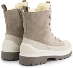 Travelin' Leval Dames Winterboots - Waterresistent Membraan - Wol Gevoergd - Zand Beige Leer - Maat 38 -Skechers Verkoopwinkel 1200x1116 4