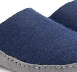 Travelin' Get-Home Dames Sloffen - Wollen Pantoffels - Instappers Met Suède Zool - Navy Blauw - Maat 38 -Skechers Verkoopwinkel 1200x1120 1