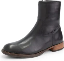 Mysa Susana - Dames Leren Enkellaarzen - Nette Schoenen Vrouwen - Zwart Leer - Maat 39 -Skechers Verkoopwinkel 1200x1130 3