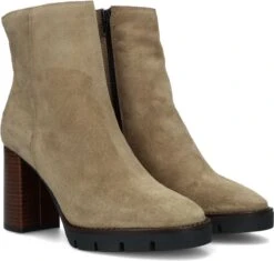 Notre-V 50183 Enkellaarsjes - Enkelboots Met Rits - Dames - Beige - Maat 38 -Skechers Verkoopwinkel 1200x1142